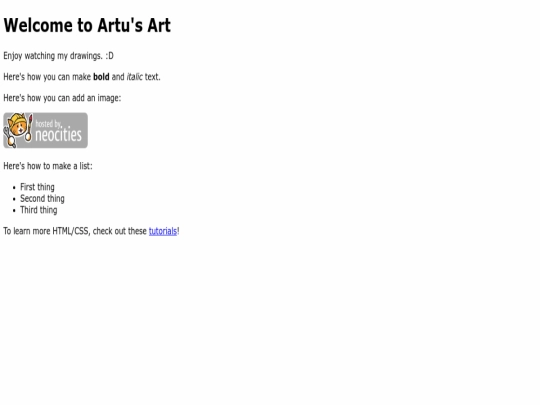 index screenshot