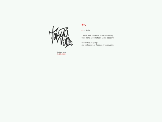 info screenshot