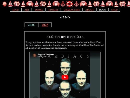 blog screenshot