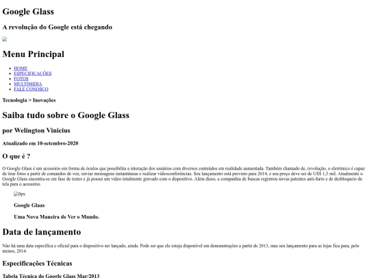 index screenshot