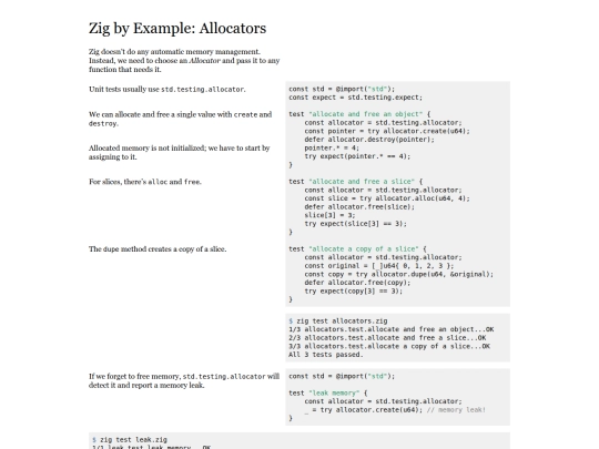 allocators screenshot