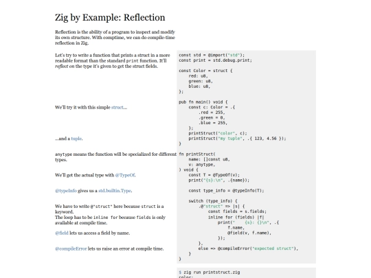 reflection screenshot
