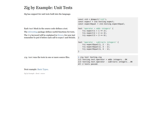 unit-tests screenshot