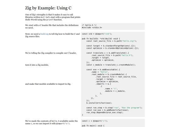 using-c screenshot