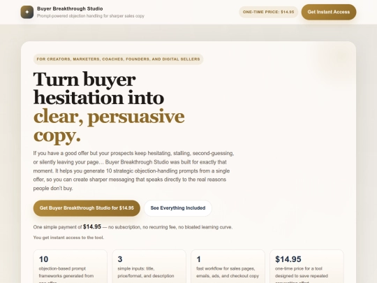 Buyer_Breakthrough_Studio screenshot