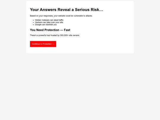 malcare/presell screenshot