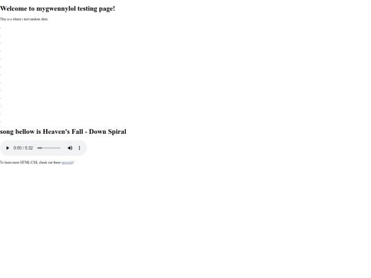 test screenshot