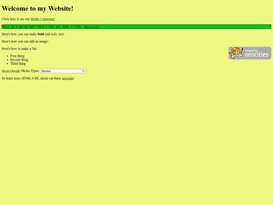 index screenshot