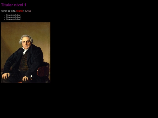 pagina con imagen screenshot