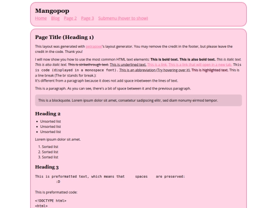 index screenshot