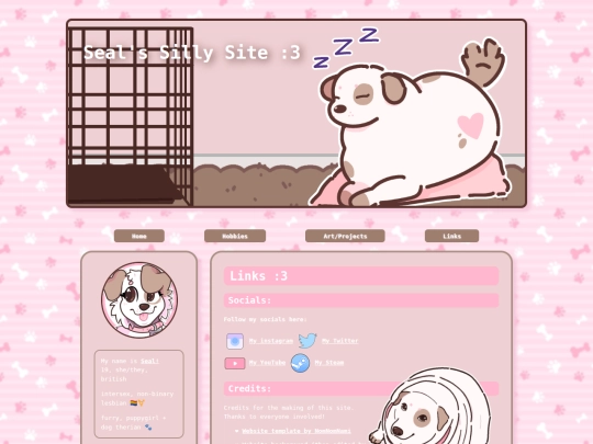 links screenshot