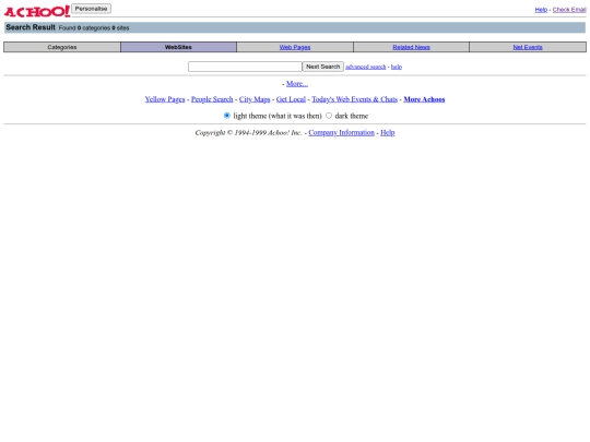 achoo!/search/neocities screenshot
