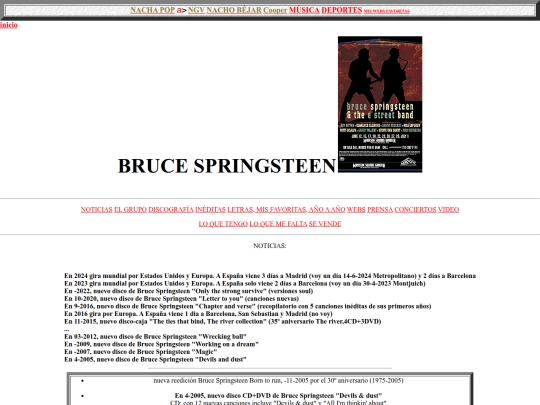 salluc/brucespringsteen screenshot