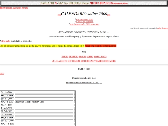 salluc/calendario2000 screenshot