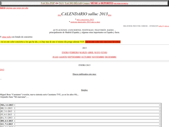 salluc/calendario2013 screenshot