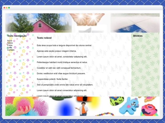 Blog screenshot