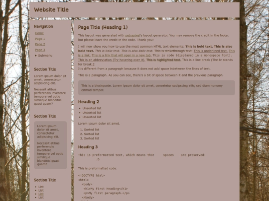 index screenshot