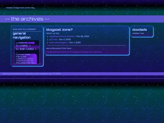 blog screenshot