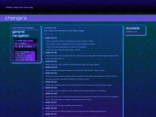 log screenshot
