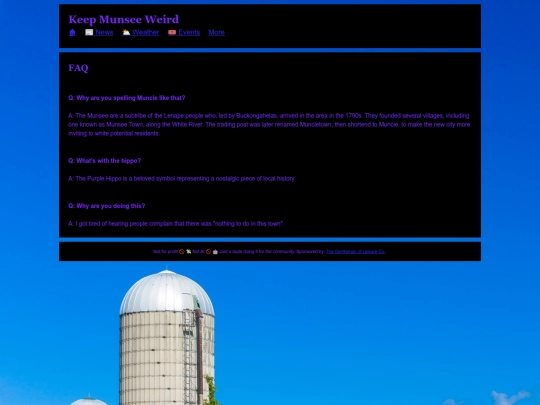 faq screenshot