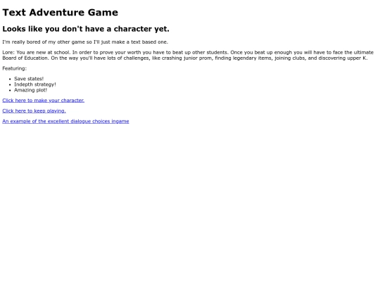 text_game screenshot