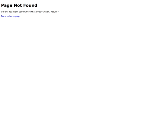 not_found screenshot