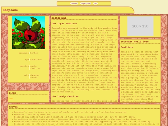 gddcspages/keepsakepage screenshot