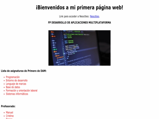 index screenshot