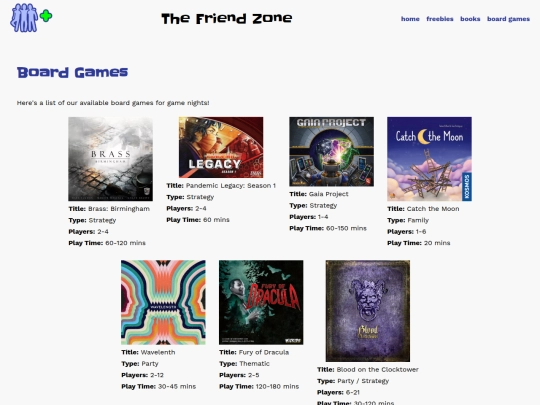 Assignment2/games screenshot