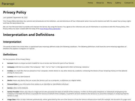 privacy screenshot
