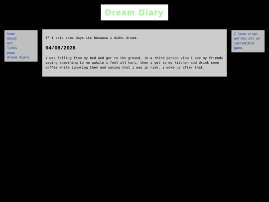 Dreamdiary screenshot