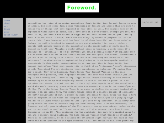 Foreword screenshot