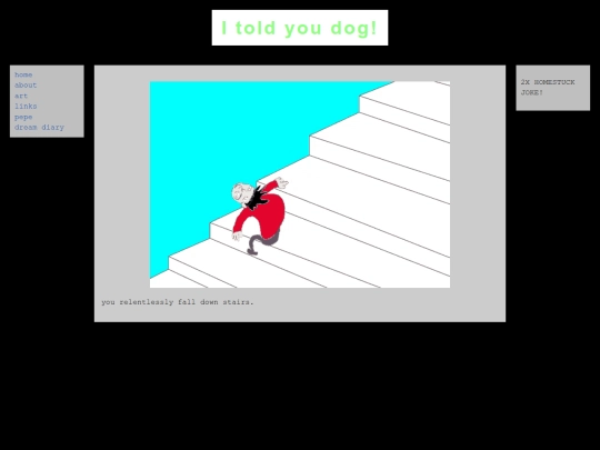 told screenshot