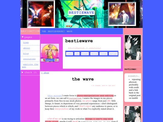 about/bestiewave screenshot