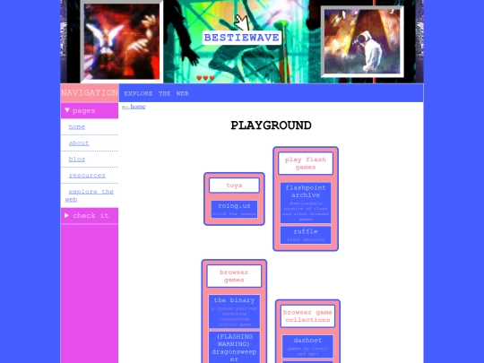 explore-web screenshot