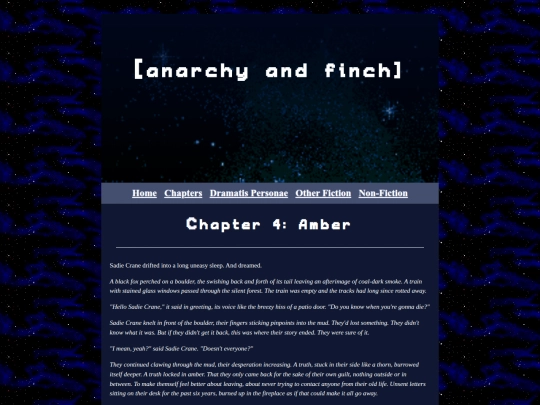 anarchy and finch (rewritten)/chapter4 screenshot