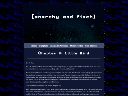 anarchy and finch (rewritten)/chapter8 screenshot