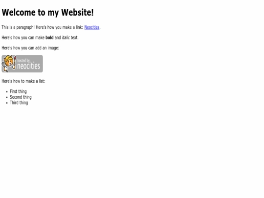 index screenshot