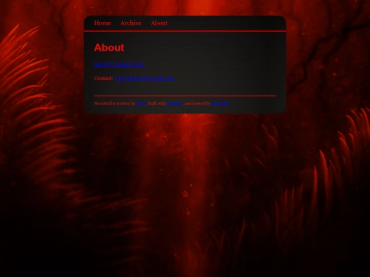 blog/about screenshot