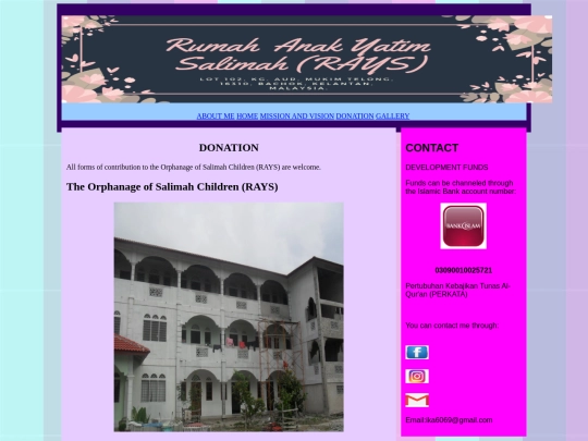 donation screenshot