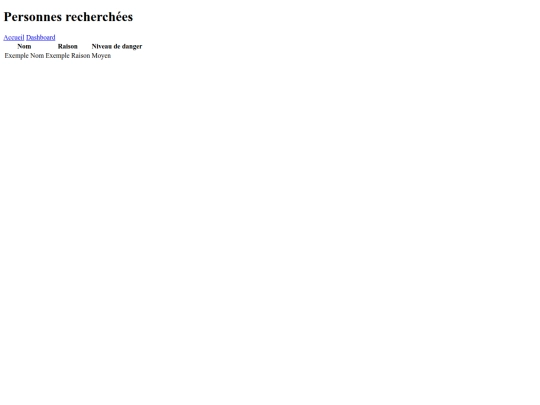 recherches screenshot
