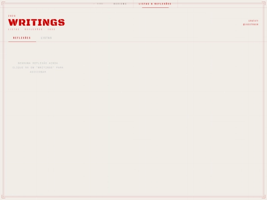 writings screenshot