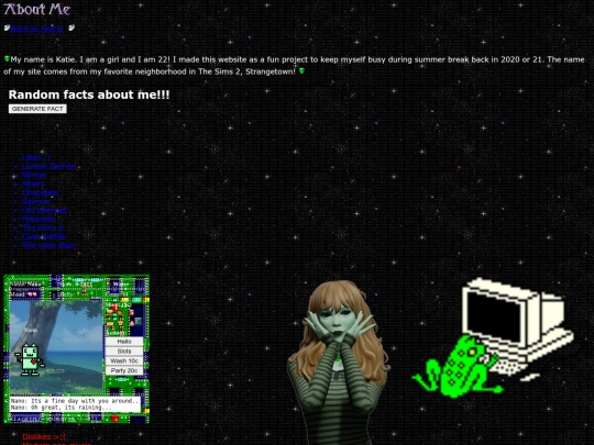 aboutme screenshot