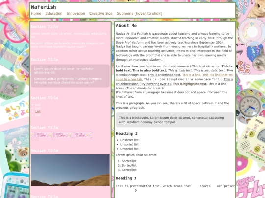 index screenshot