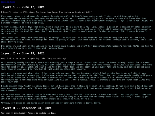 journal screenshot