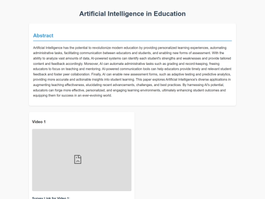site AI screenshot