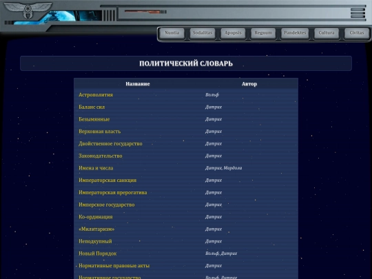 pandektes/astropolitics/dictionary screenshot