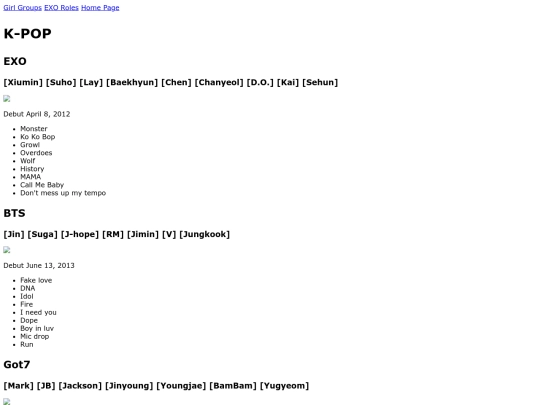index screenshot