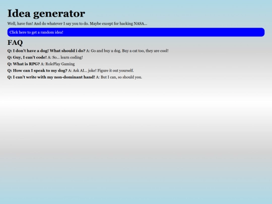 fun/ideagen screenshot