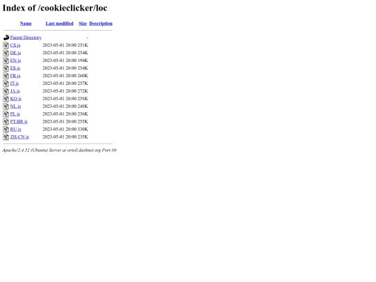 Cookie clicker/loc screenshot